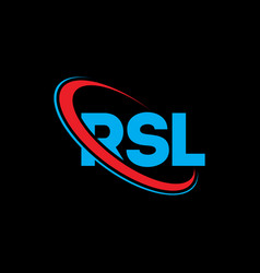 Rsl Logo Letter Letter Logo Design