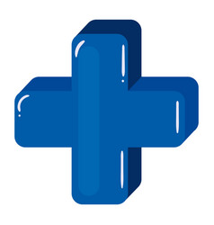 Blue Medical Cross