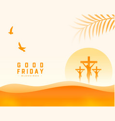 Holy Week Good Friday Cultural Background Design