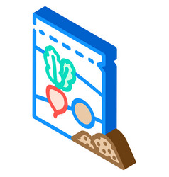 Seeds Radish Isometric Icon