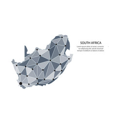 South Africa Communication Network Map Image