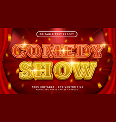 Comedy Show 3d Text Effect And Editable