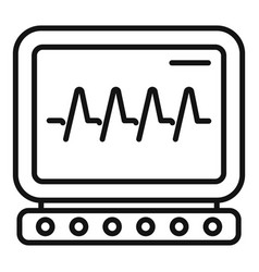 Heart Monitor Icon Outline Medical