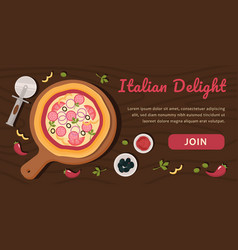 Italian Delight Poster Concept