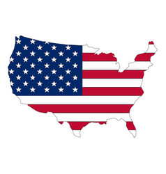 Usa Map Flag Map Of The