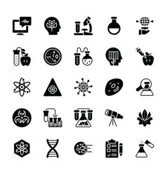 Health Care And Bioinformatics Glyph Icons