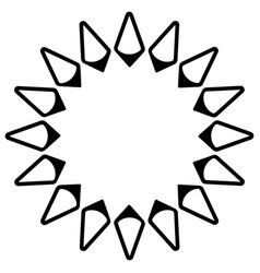 Multi Pointed Star Design Element