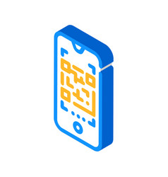 Qr Code Scanner Isometric Icon