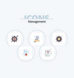 Management Flat Icon Pack 5 Icon Design Money