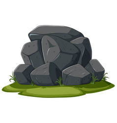 Rocks With Green Grass