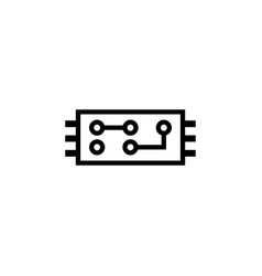 Circuit Board Flat Icon