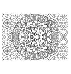 Mandala Coloring Page For Kids And Adults