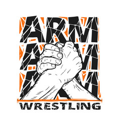 Symbol Of Competition On Arm Wrestling