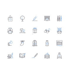 Innovate Business Line Icons Collection Disrupt