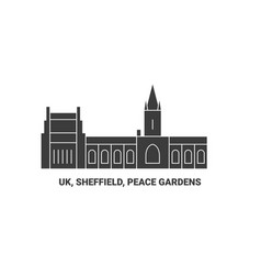 England Sheffield Peace Gardens Travel Landmark