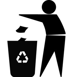 Recycle Bin Sign Recycling Symbol