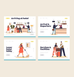 Hotel Services Arrival And Departure Concept