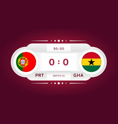 Portugal Vs Ghana Match Football 2022 World