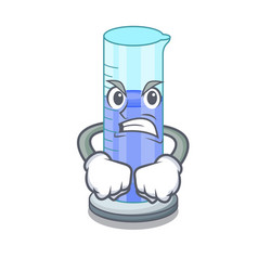 Angry Graduated Shaped Cylinder Isolated