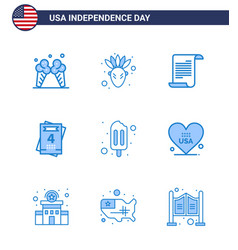 9 Usa Blue Pack Independence Day Signs