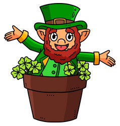 Saint Patricks Day Leprechaun Cartoon Clipart