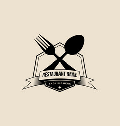 Run chef logo fast food logo design concept templ Vector Image