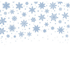 Snow Fall Border For The Winter Holidays Random