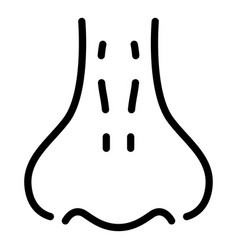 Closed Rhinoplasty Icon Outline Nose