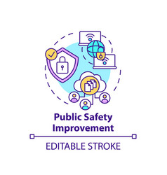 Public Safety Improvement Concept Icon