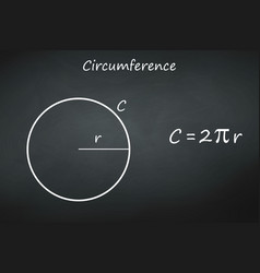 Pythagoras Theorem On Chalkboard Template