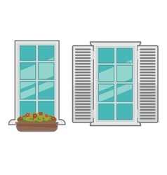 Windows collection of various types Royalty Free Vector