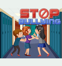 Stop Bullying Text With School Kids