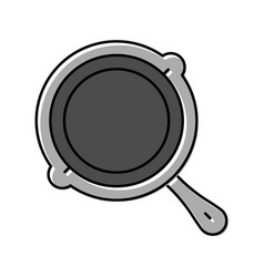 Cast Iron Skillet Kitchen Cookware Color Icon