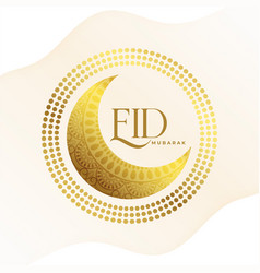 Celebrate Eid Al Adha Royal Card With Golden