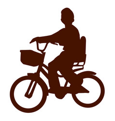 Child Bicycle Silhouette