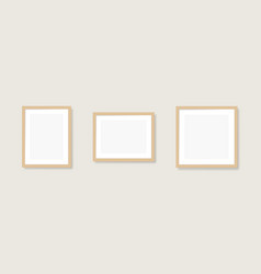 Wooden Frame Mockup Aesthetic Modern Minimal