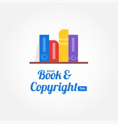 World Book And Copyright Day Design For Banner