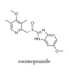 Esomeprazole Peptic Ulcer Drug Molecule Proton