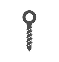 Eye Screw Line Outline Icon