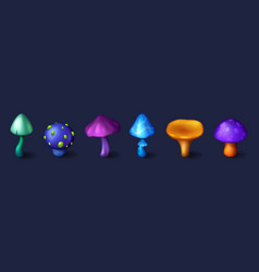 Magic Mushroom For Game Forest Interface Design