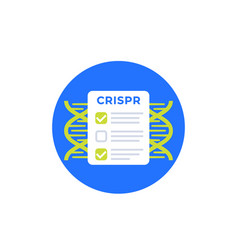 Crispr Gene Engineering Flat Icon