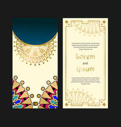 Elegant Mandala Wedding Invitation Card Background