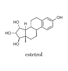 Estetrol Natural Estrogen Hormone Molecule