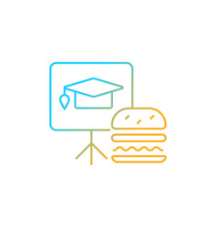 Lunch And Learns Gradient Linear Icon