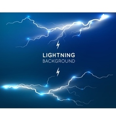 Lightning flash strike background Royalty Free Vector Image