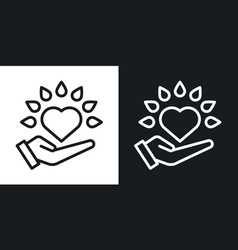 Quality Of Life Icon Set Heart Health Insurance