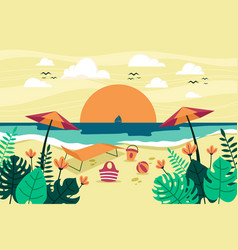 Summer Landscape - Background For Zoom