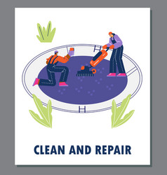 Pool Repair And Cleaning Service Banner