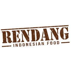 Rendang Sign Or Stamp