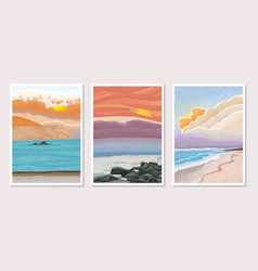 Beach Landscape Decoration Wall Art Collection